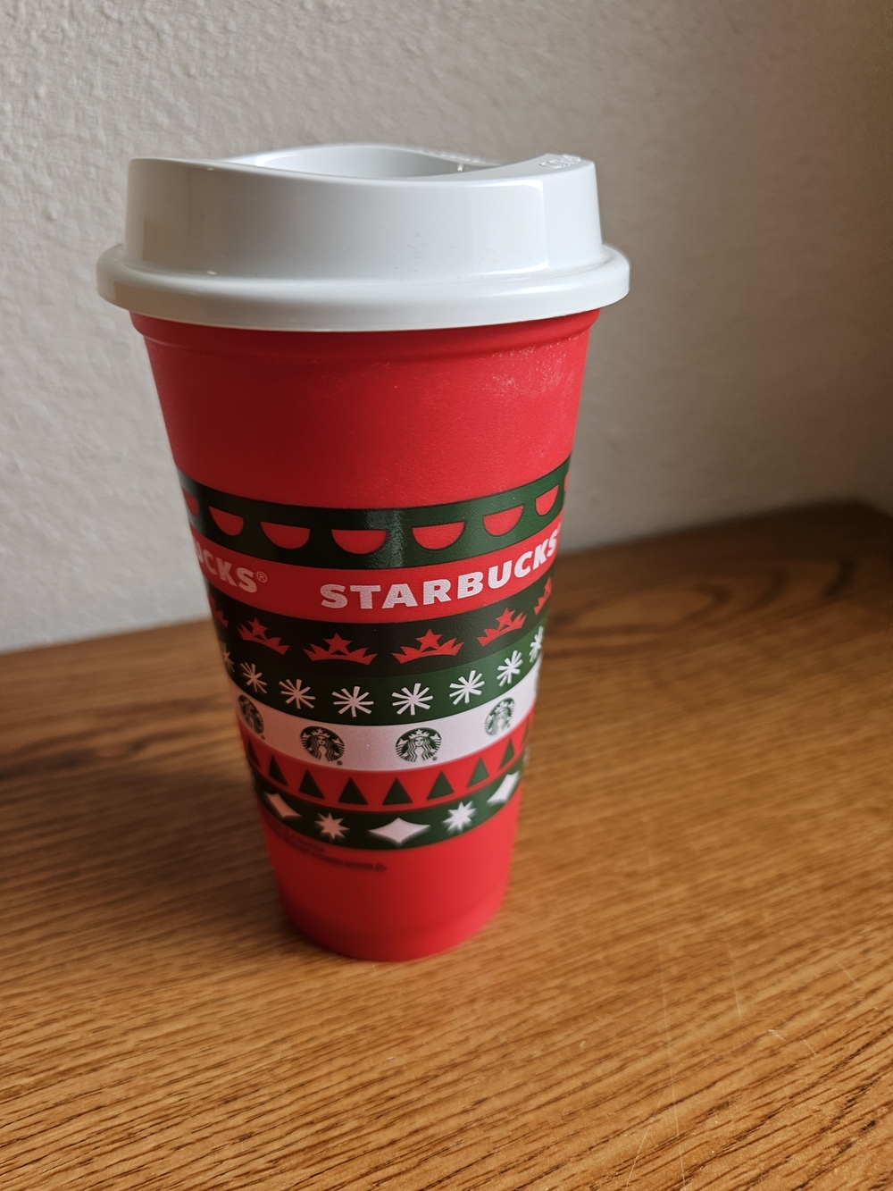 4/$10 Starbucks Travel Tumbler 16 Oz Reusable Christmas Holiday Plastic